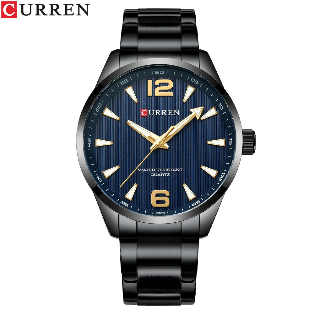 CURREN 8434 Fashion Brand Men's Watches with Luminous Hands Classy
