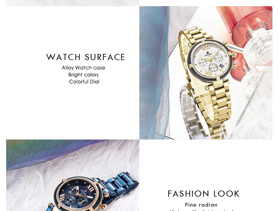 REWARD Luxury Fashion Women Watches Waterproof Casual Quartz Ladys Watch