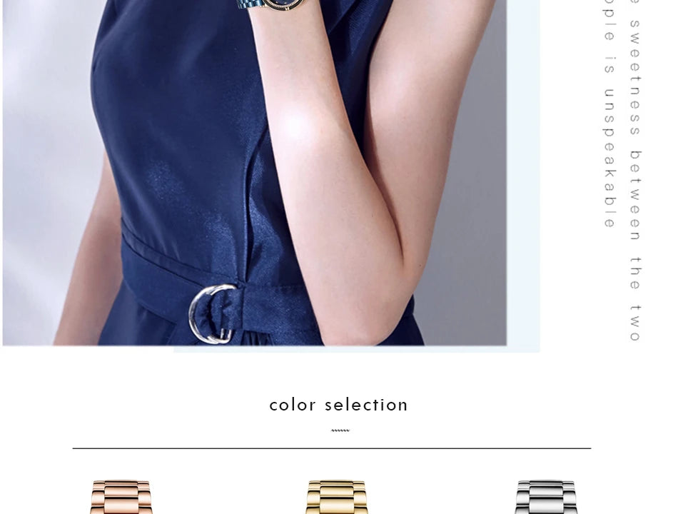 REWARD Luxury Fashion Women Watches Waterproof Casual Quartz Ladys Watch