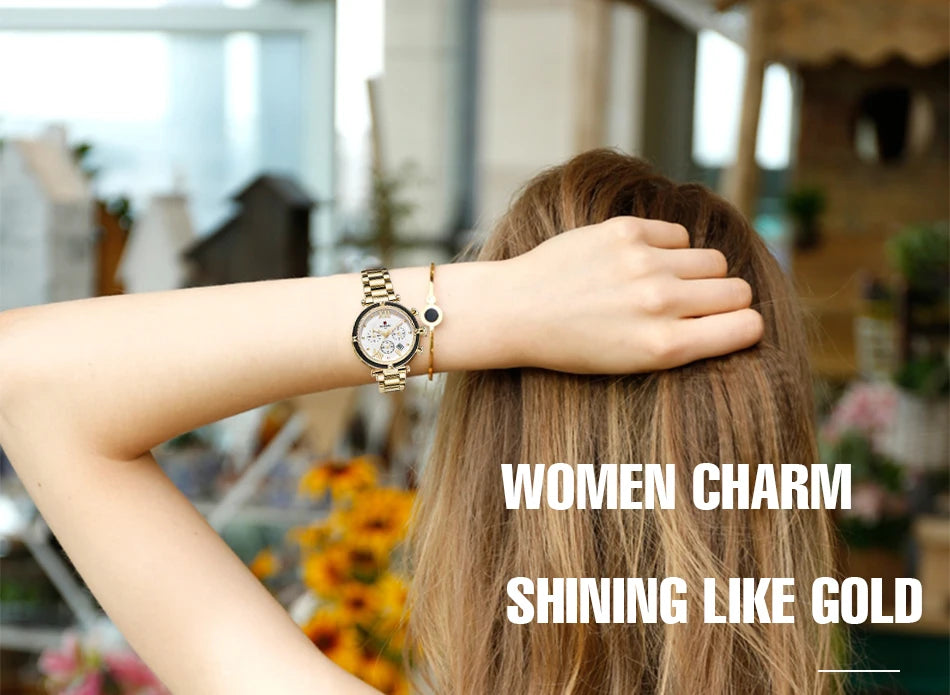 REWARD Luxury Fashion Women Watches Waterproof Casual Quartz Ladys Watch