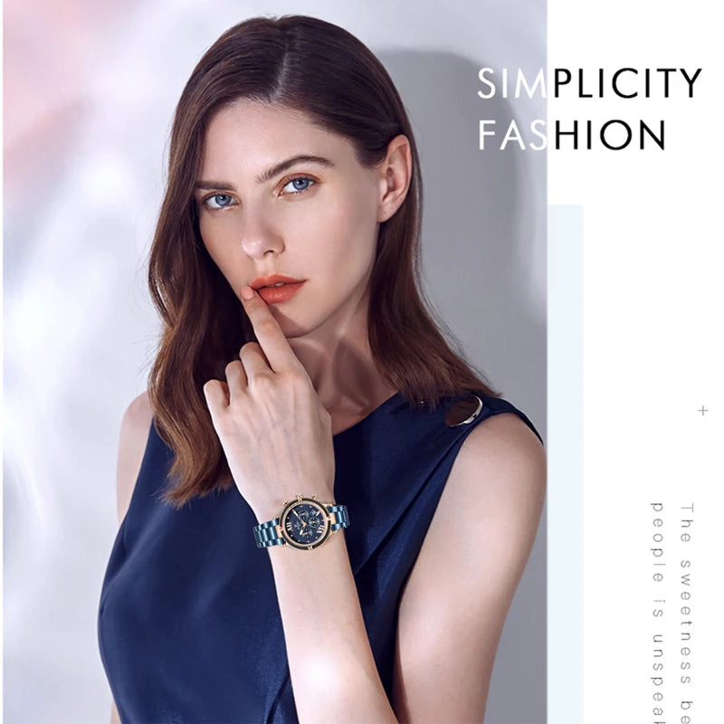 REWARD Luxury Fashion Women Watches Waterproof Casual Quartz Ladys Watch