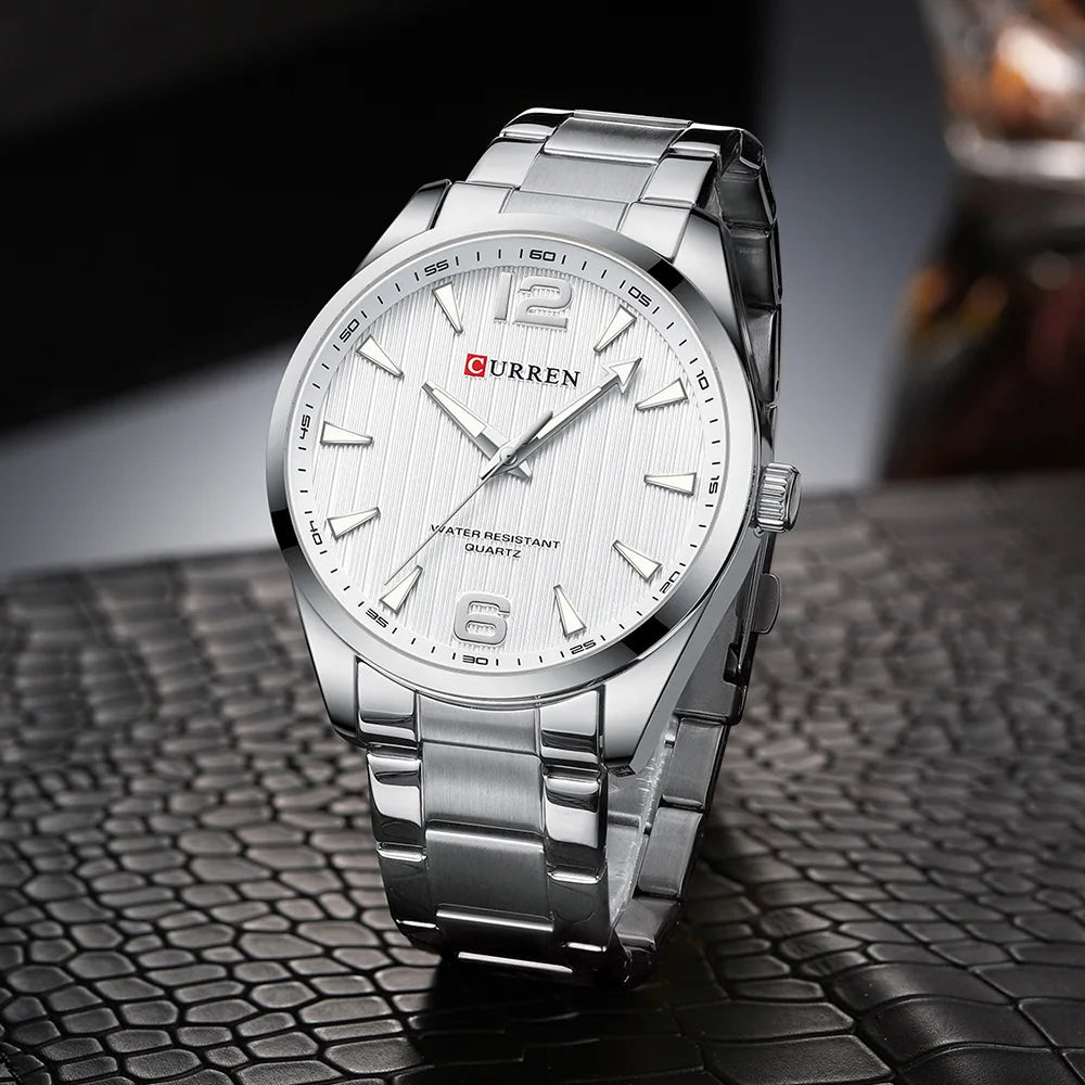 CURREN 8434 Fashion Brand Men's Watches with Luminous Hands Classy