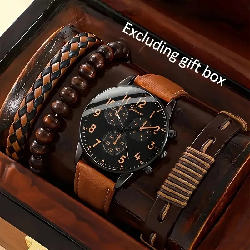 New Hip Hop Mens Fashion Watches Luxury Male Clock Wristwatch