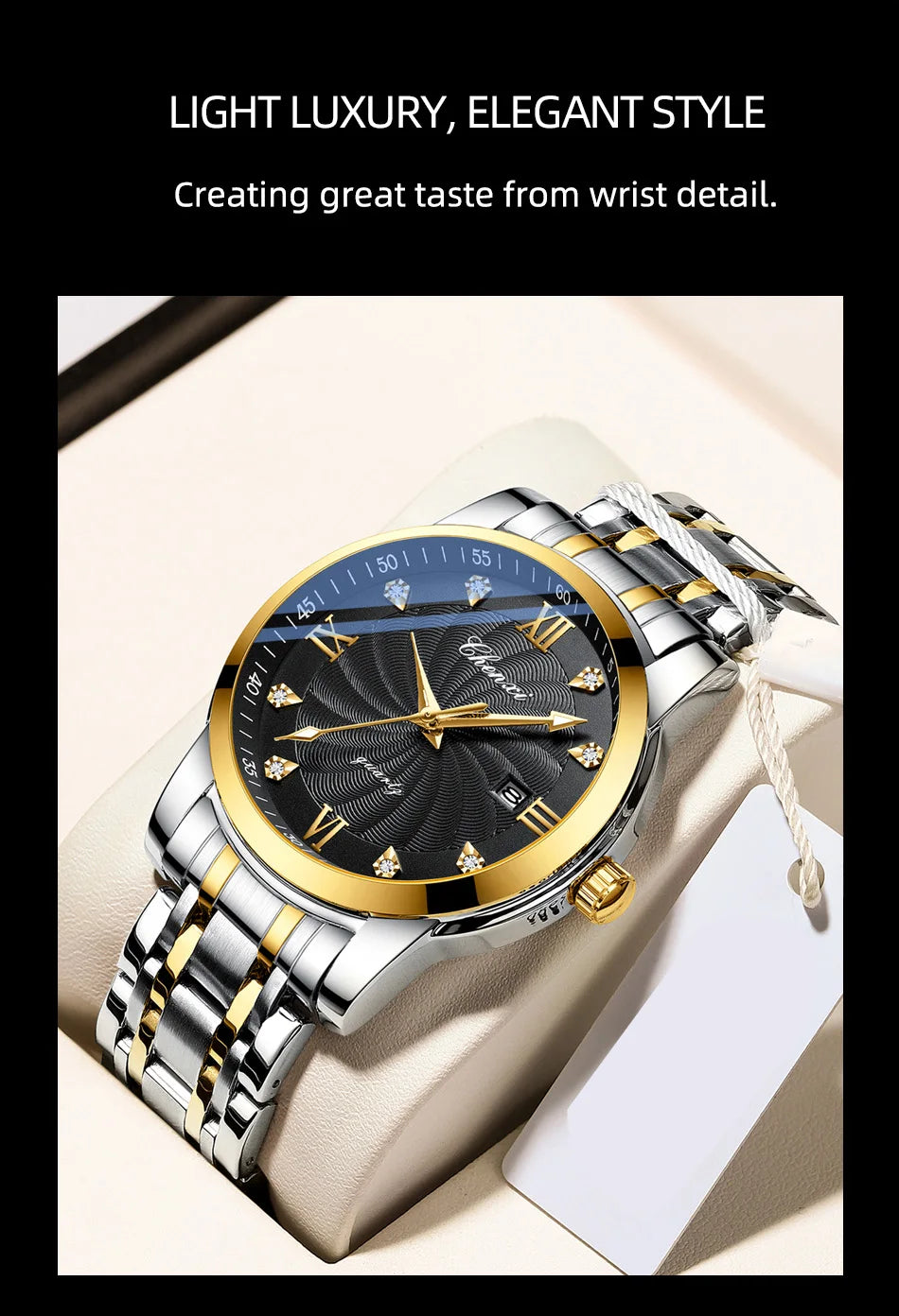 Top Brand Watches For Men High Quality See Through Skeleton Quartz Watch