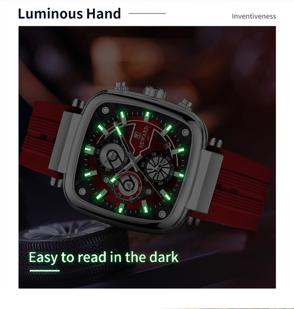 REWARD Casual Sport Quartz Man Watch Top Brand Luxury Watche