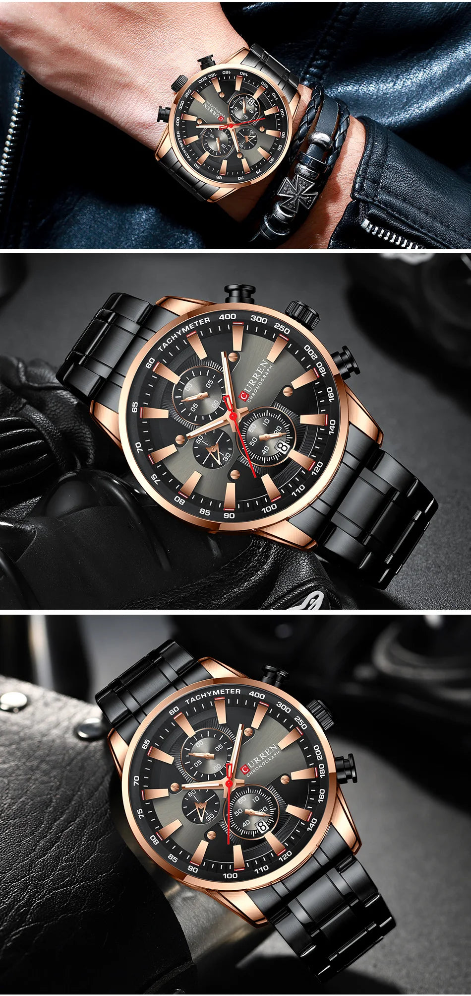 New Watches for Men Top Luxury Brand CURREN Quartz Men’s Watch