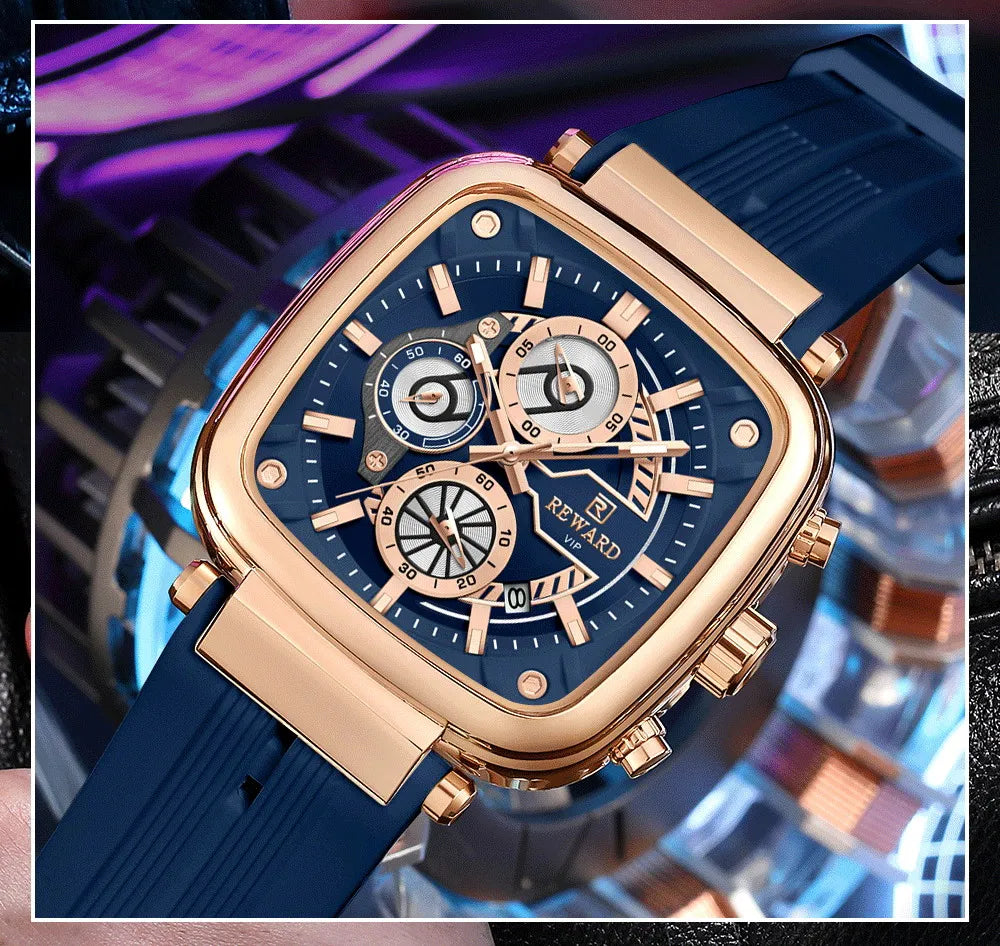 REWARD Casual Sport Quartz Man Watch Top Brand Luxury