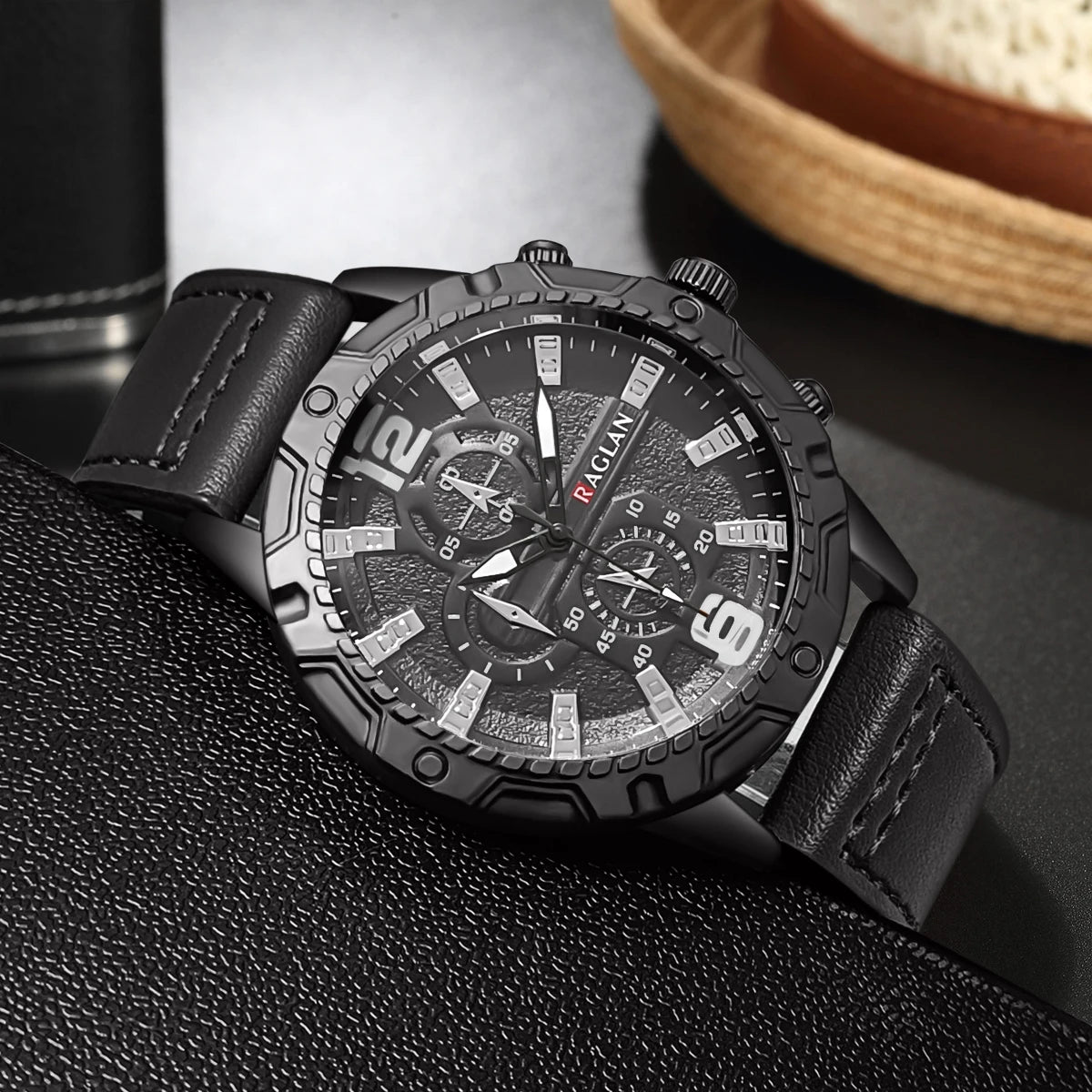 Top Brand Watch For Men Fashion Watches Leather Strap