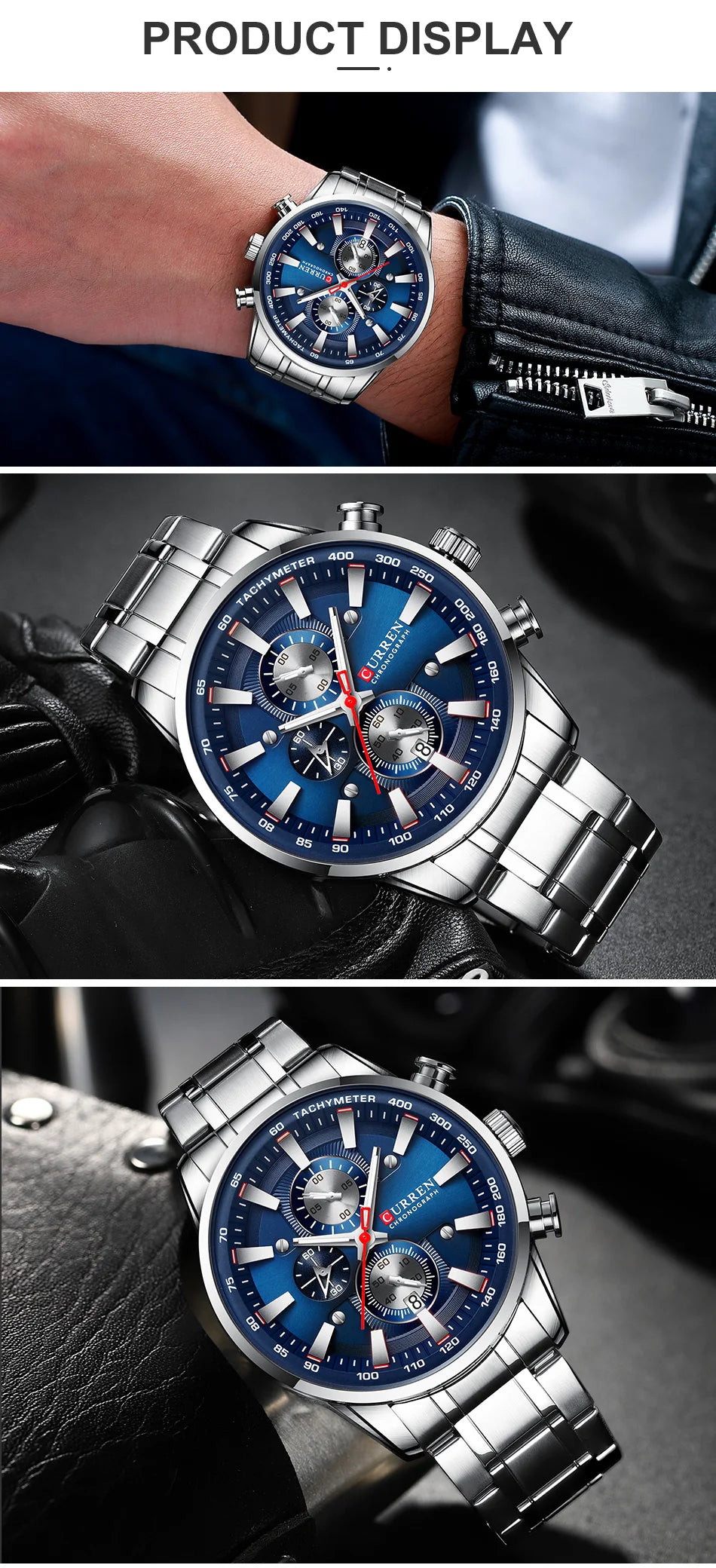 New Watches for Men Top Luxury Brand CURREN Quartz Men’s Watch
