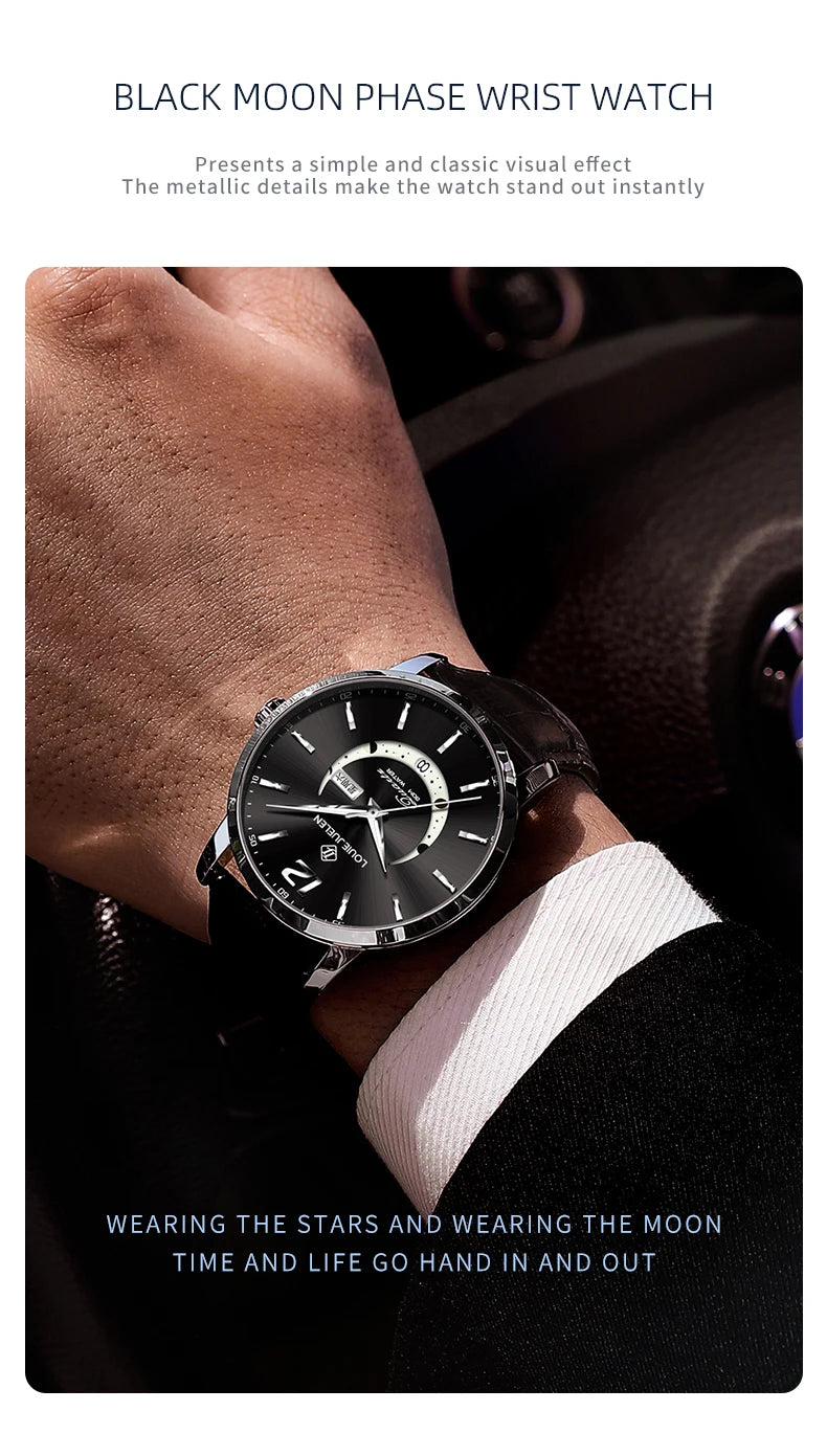 Men's Watches Top Brand Luxury Men Wrist Watch Leather Quartz Watch