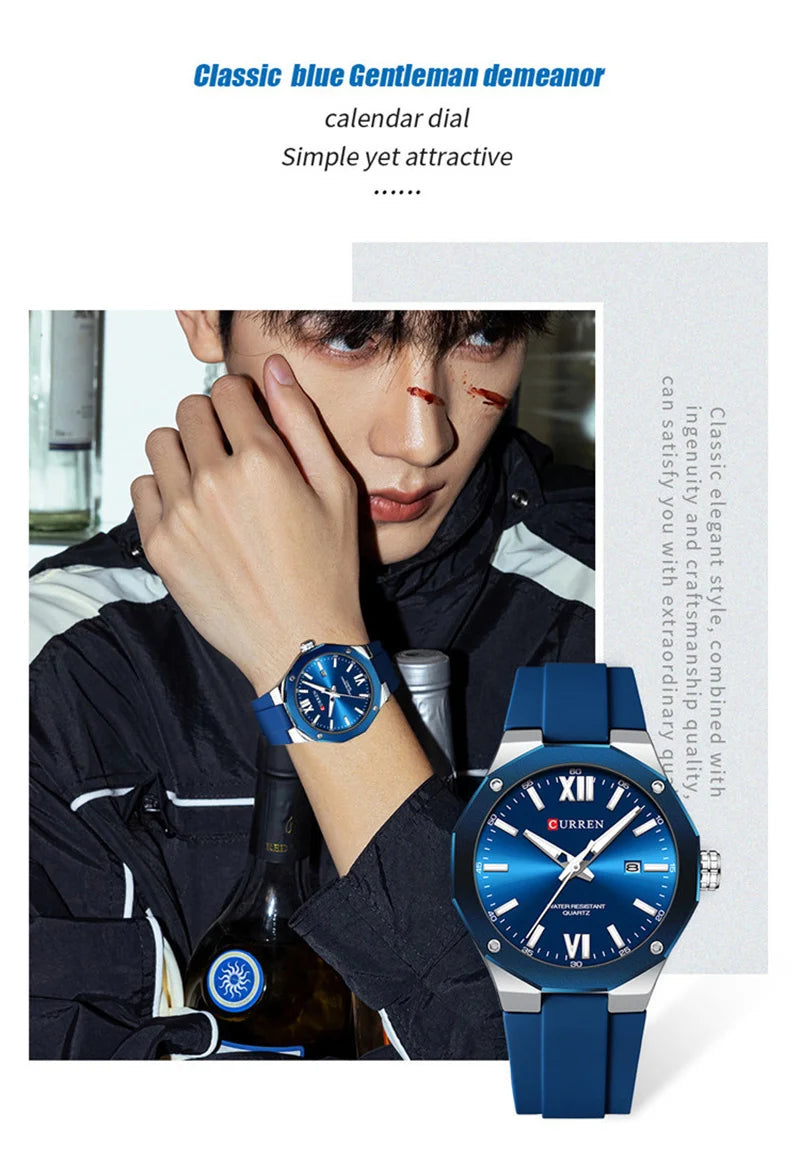 Curren 8465 Fashion Factory Brand Watches for Men