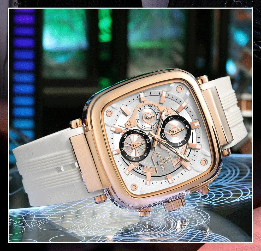 REWARD Casual Sport Quartz Man Watch Top Brand Luxury