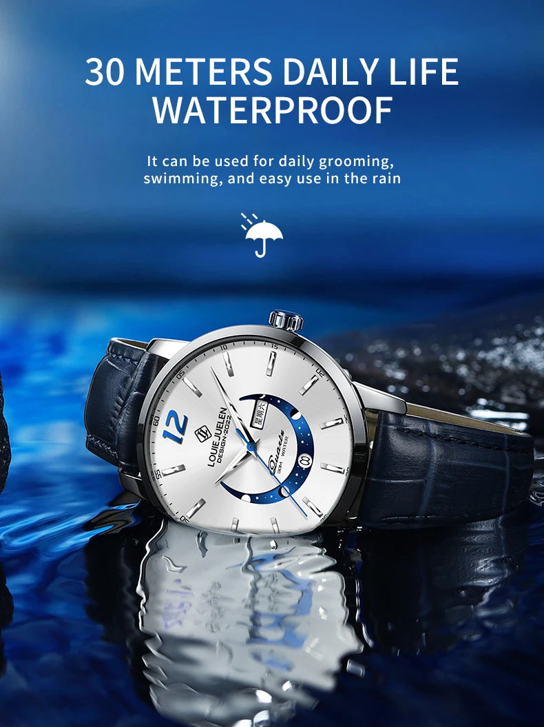 Men's Watches Top Brand Luxury Men Wrist Watch Leather Quartz Watch