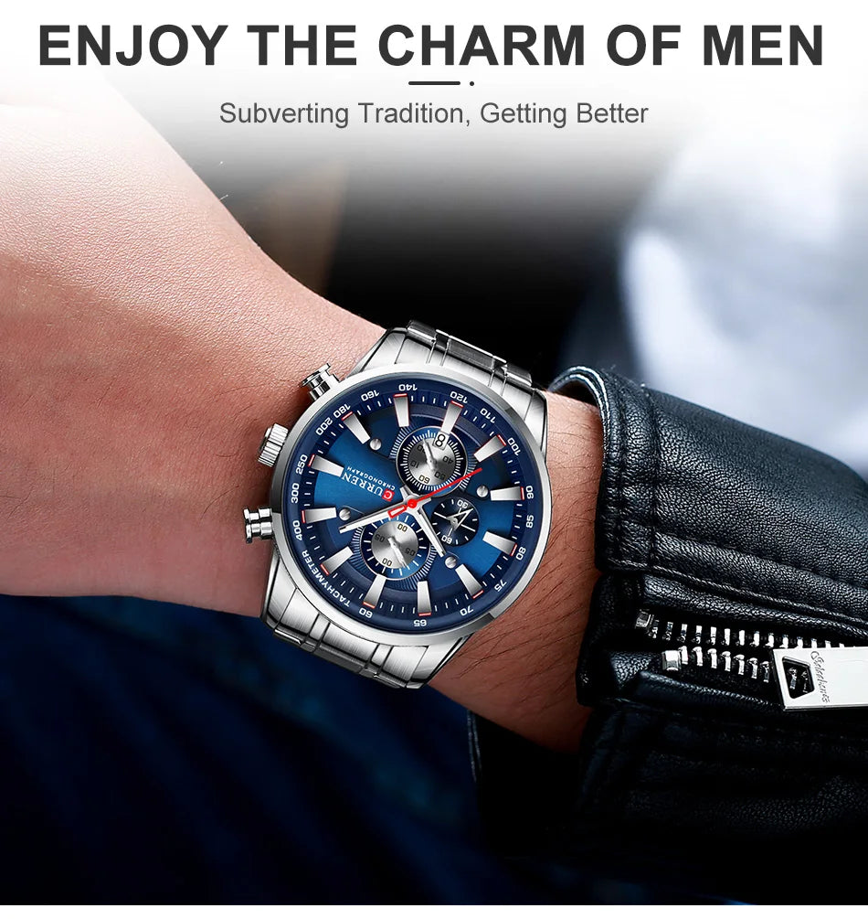 New Watches for Men Top Luxury Brand CURREN Quartz Men’s Watch