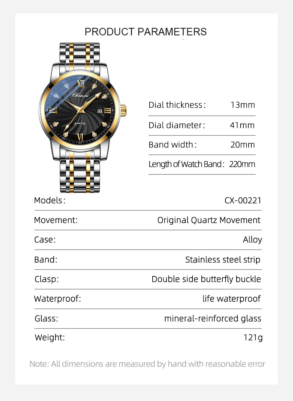 Top Brand Watches For Men High Quality See Through Skeleton Quartz Watch