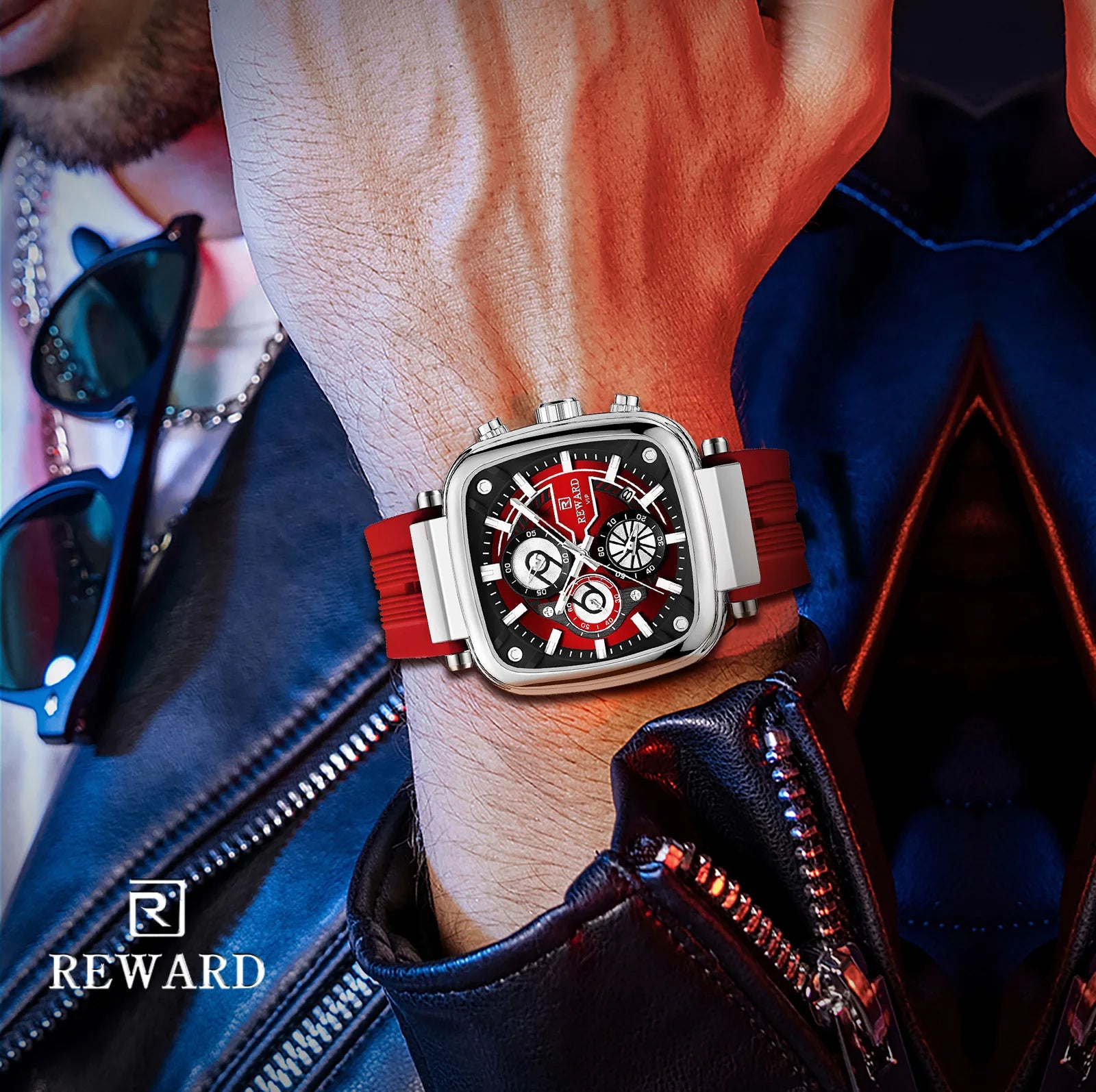 REWARD Casual Sport Quartz Man Watch Top Brand Luxury