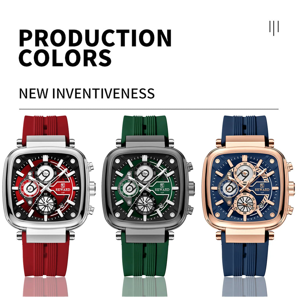 REWARD Casual Sport Quartz Man Watch Top Brand Luxury Watche
