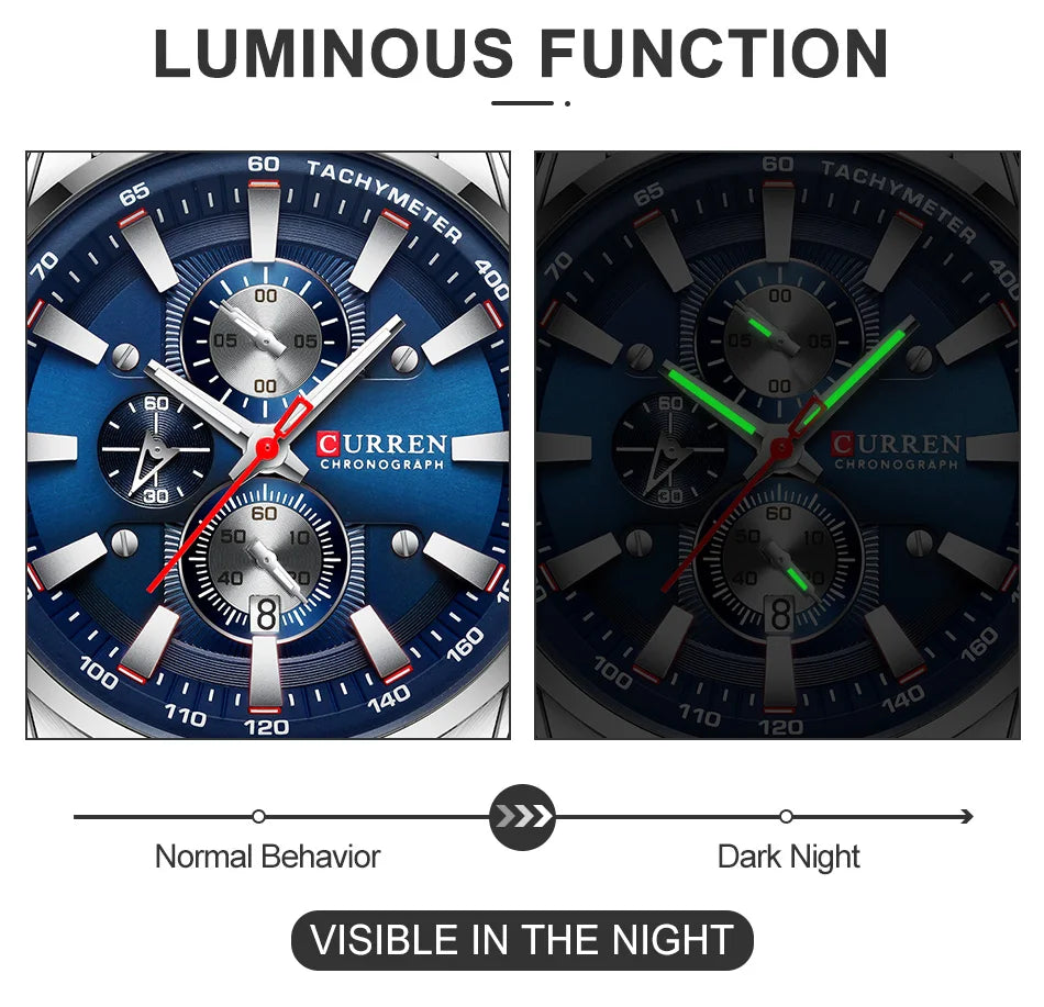 New Watches for Men Top Luxury Brand CURREN Quartz Men’s Watch