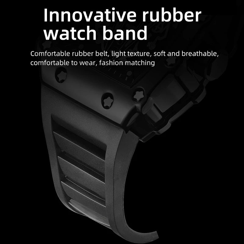 Foreign Trade Watch Large Dial For Men Quartz Waterproof Sport Square