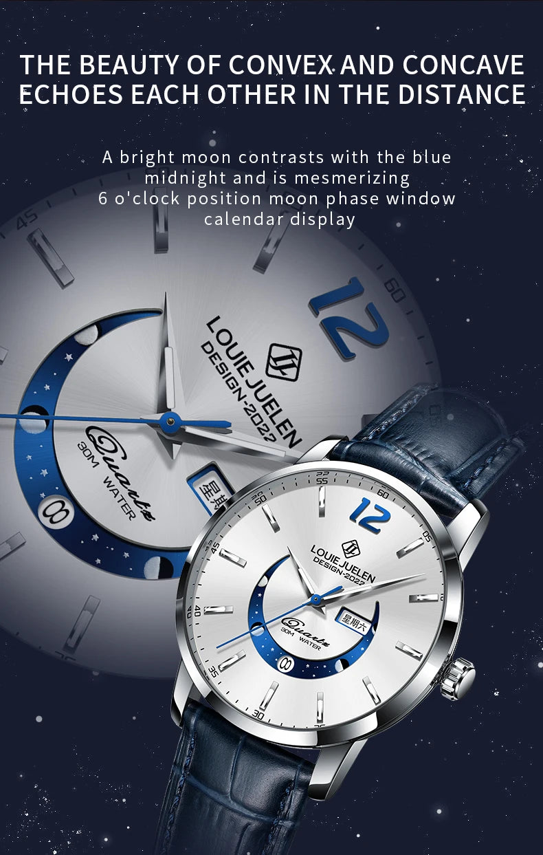 Men's Watches Top Brand Luxury Men Wrist Watch Leather Quartz Watch
