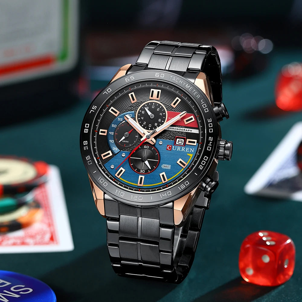 CURREN Luxury Brand Men Watch Fashion Men‘s Quartz Watches