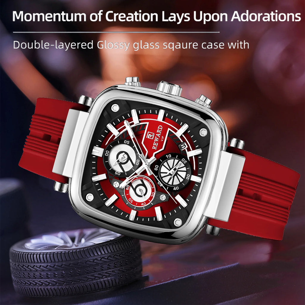 REWARD Casual Sport Quartz Man Watch Top Brand Luxury
