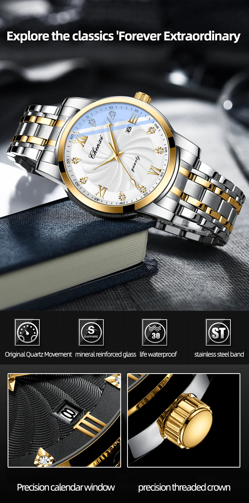 Top Brand Watches For Men High Quality See Through Skeleton Quartz Watch