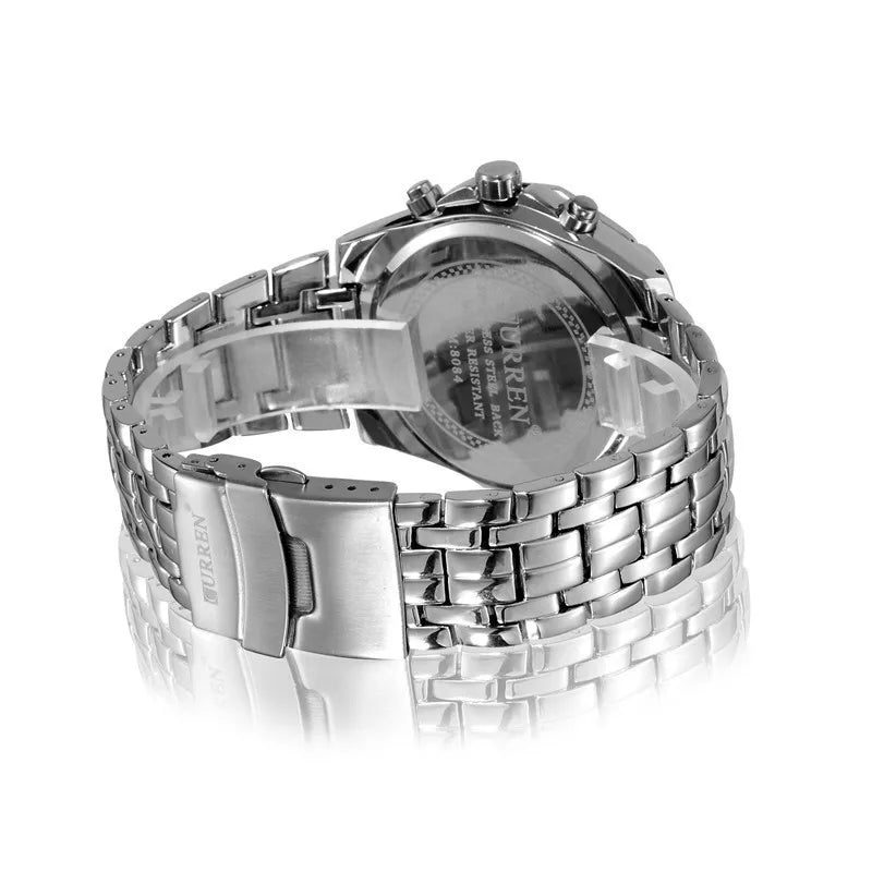 CURREN Men Luxury Brand Military Sport Mens Watches Full Steel