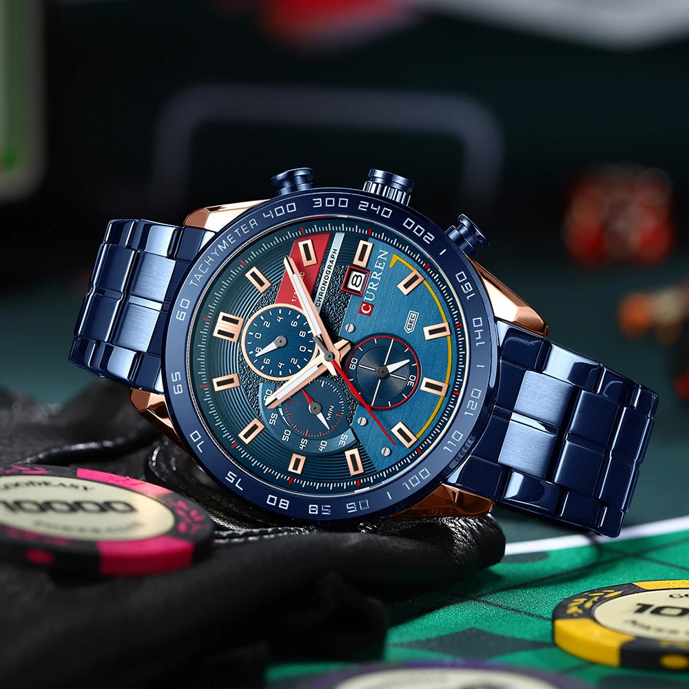 CURREN Luxury Brand Men Watch Fashion Men‘s Quartz Watches