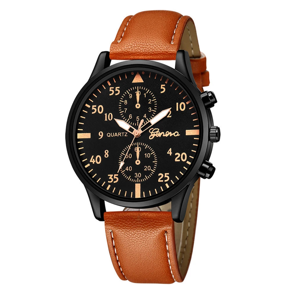 New Hip Hop Mens Fashion Watches Luxury Male Clock Wristwatch