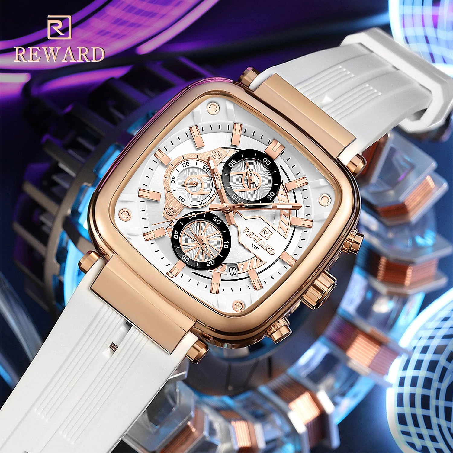 REWARD Casual Sport Quartz Man Watch Top Brand Luxury