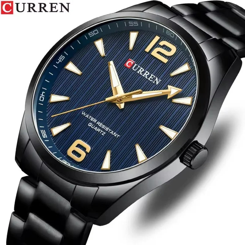 CURREN 8434 Fashion Brand Men's Watches with Luminous Hands Classy