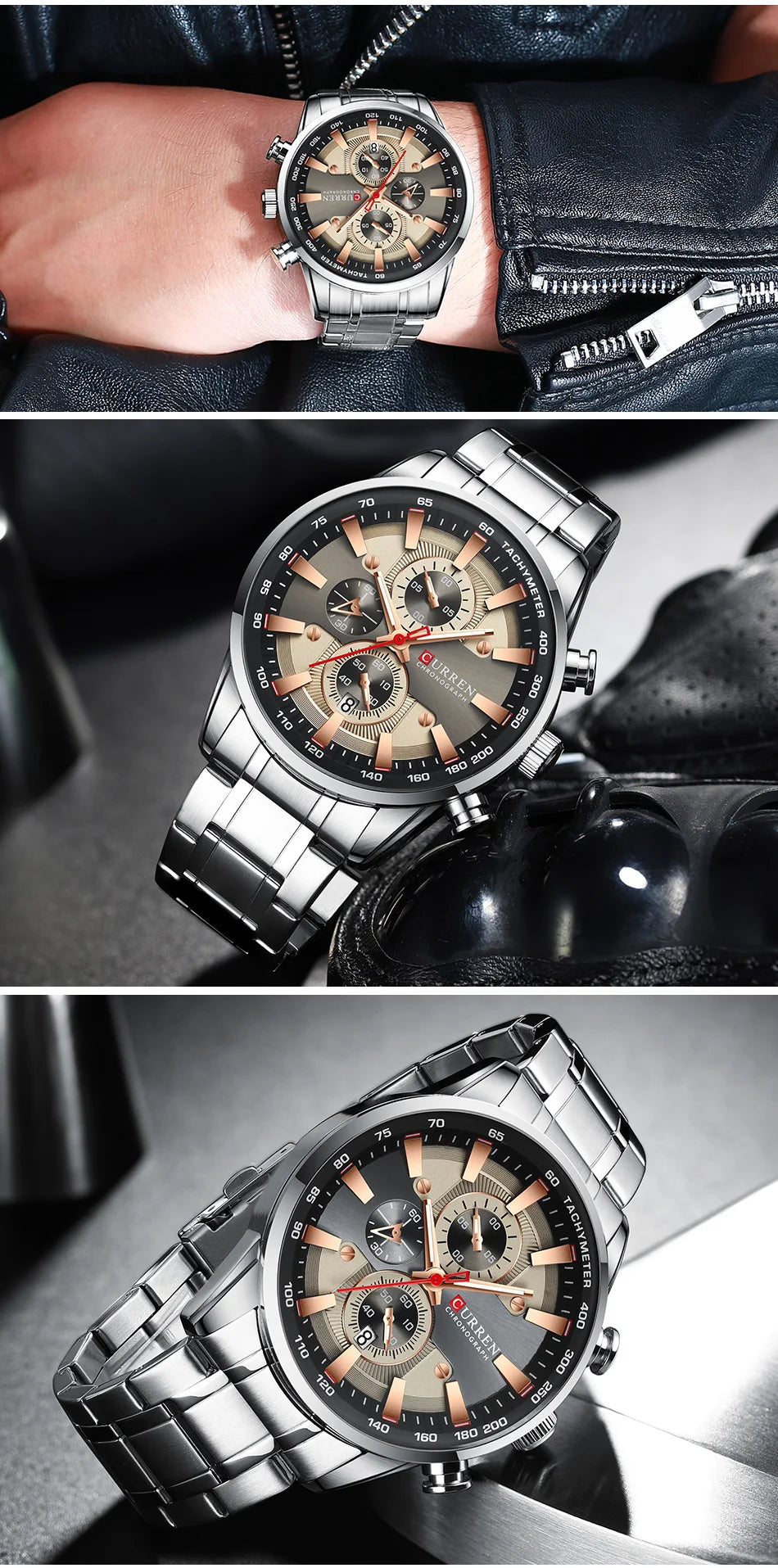 New Watches for Men Top Luxury Brand CURREN Quartz Men’s Watch