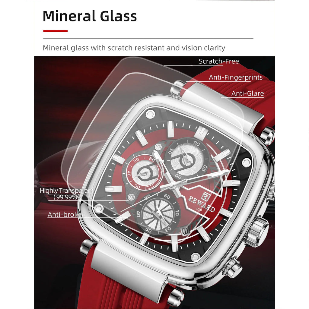 REWARD Casual Sport Quartz Man Watch Top Brand Luxury