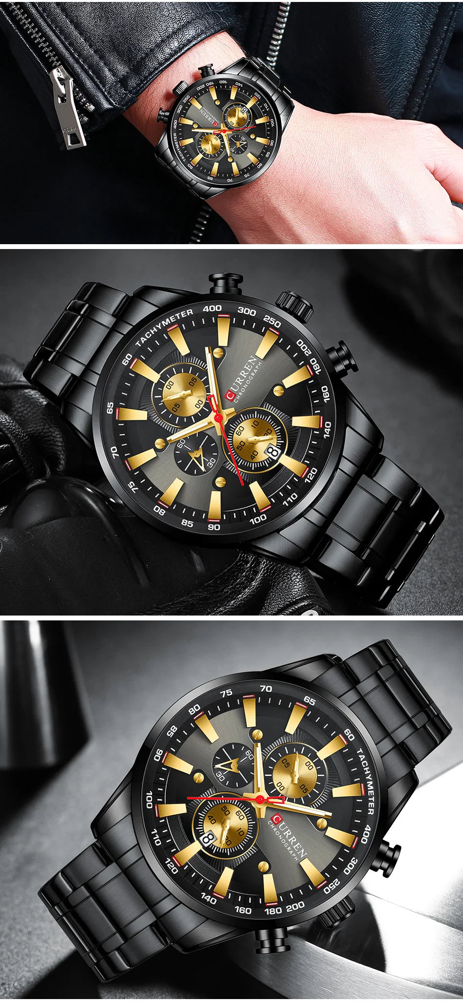 New Watches for Men Top Luxury Brand CURREN Quartz Men’s Watch