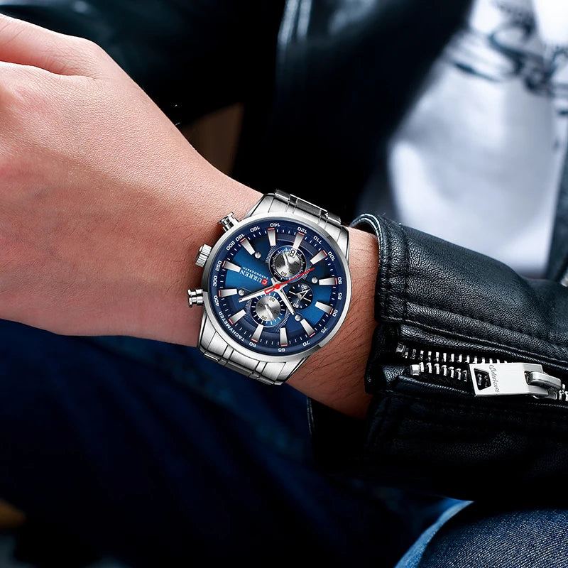 New Watches for Men Top Luxury Brand CURREN Quartz Men’s Watch