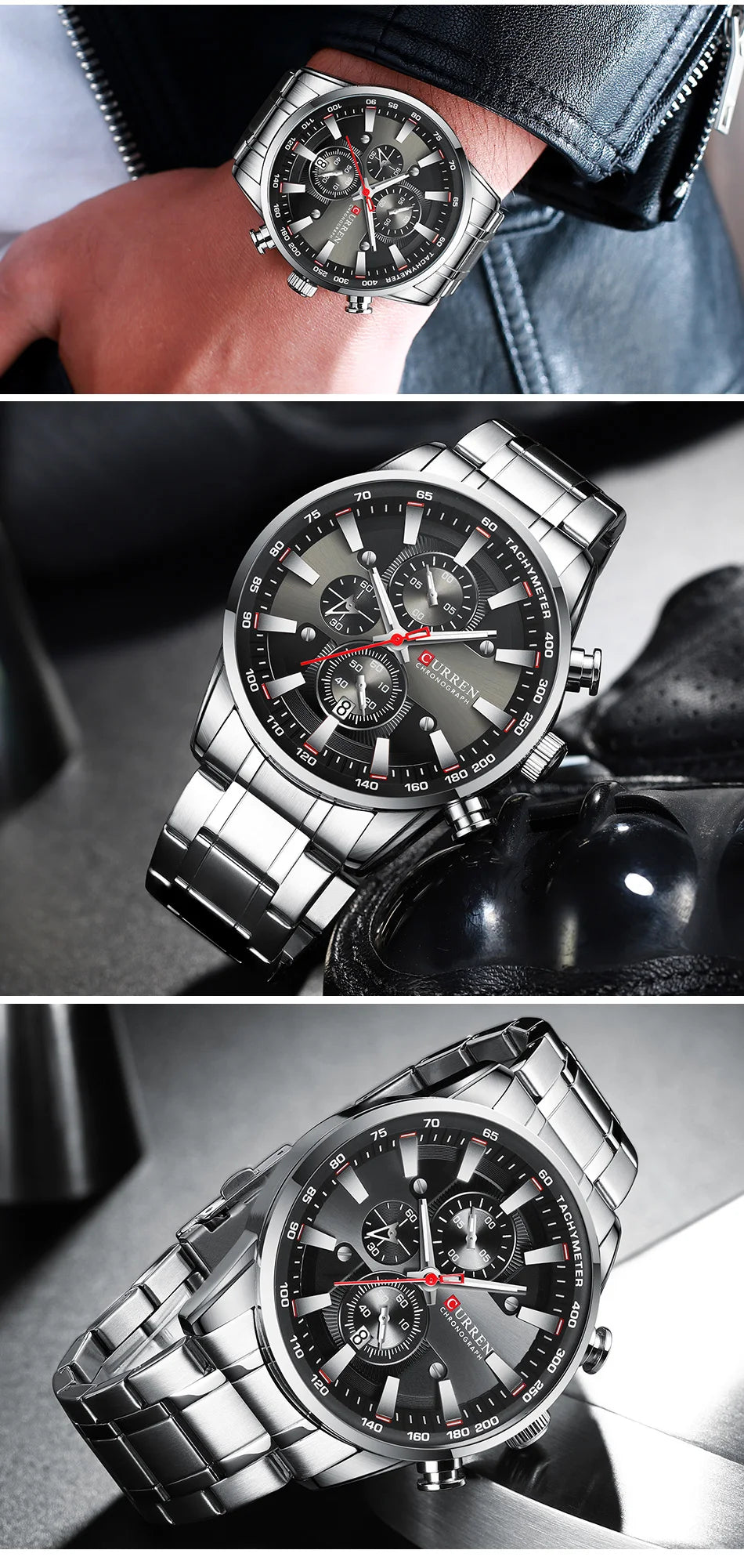 New Watches for Men Top Luxury Brand CURREN Quartz Men’s Watch