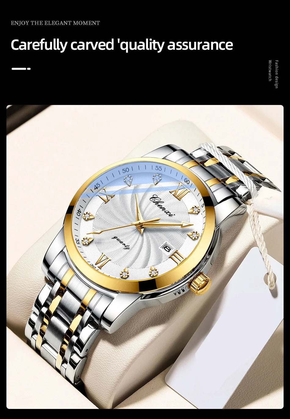 Top Brand Watches For Men High Quality See Through Skeleton Quartz Watch