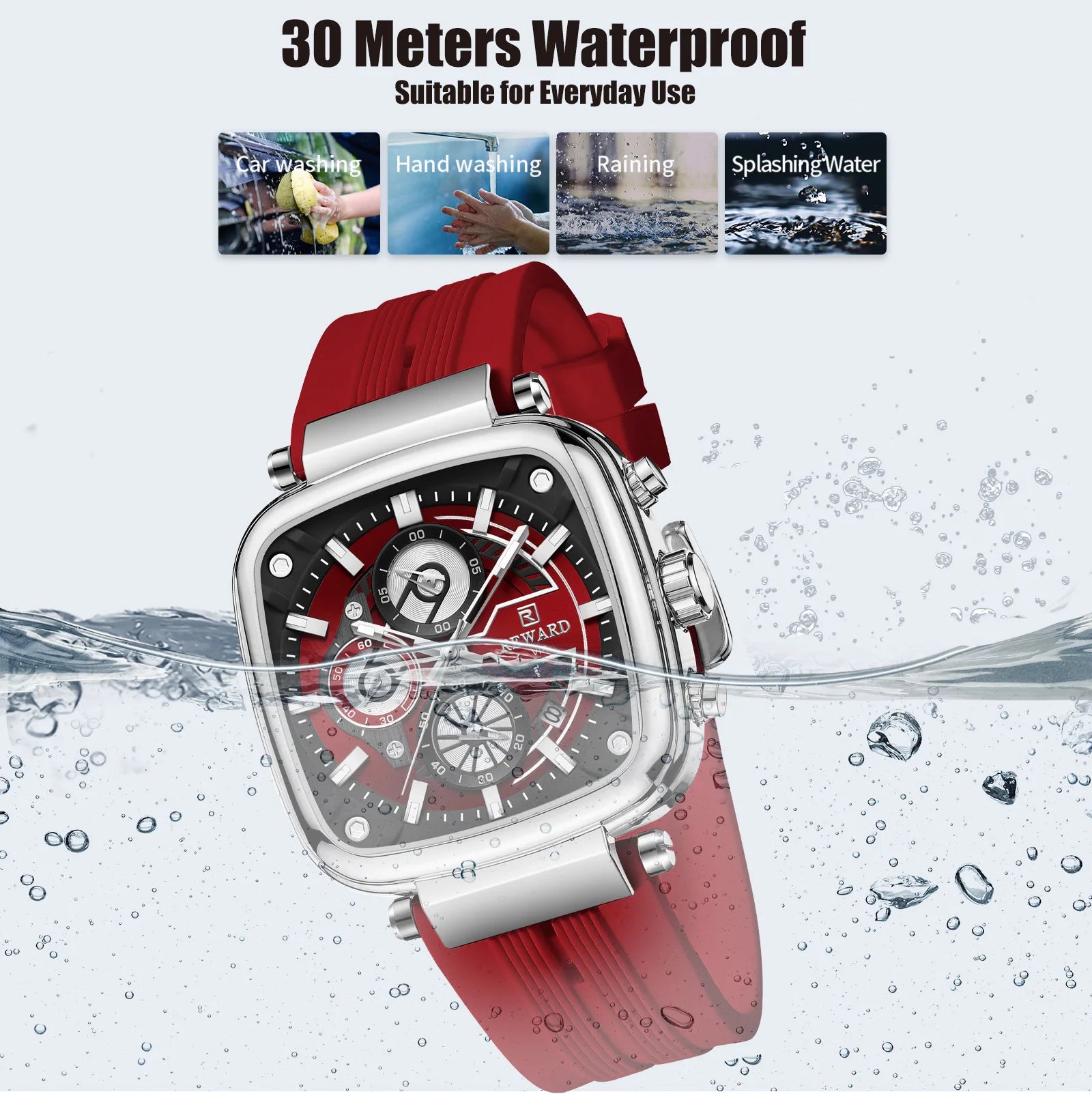 REWARD Casual Sport Quartz Man Watch Top Brand Luxury
