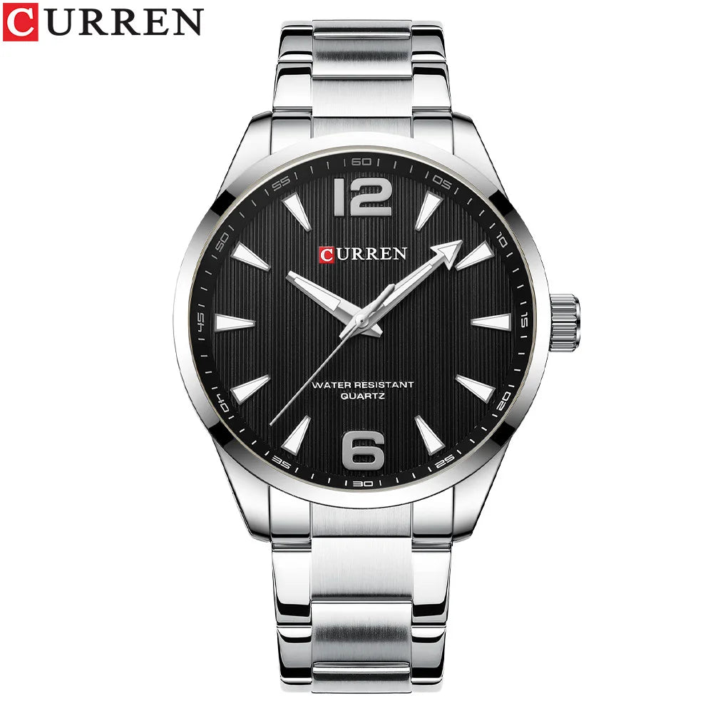 CURREN 8434 Fashion Brand Men's Watches with Luminous Hands Classy