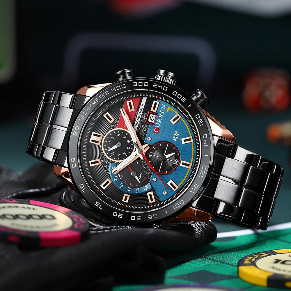 CURREN Luxury Brand Men Watch Fashion Men‘s Quartz Watches