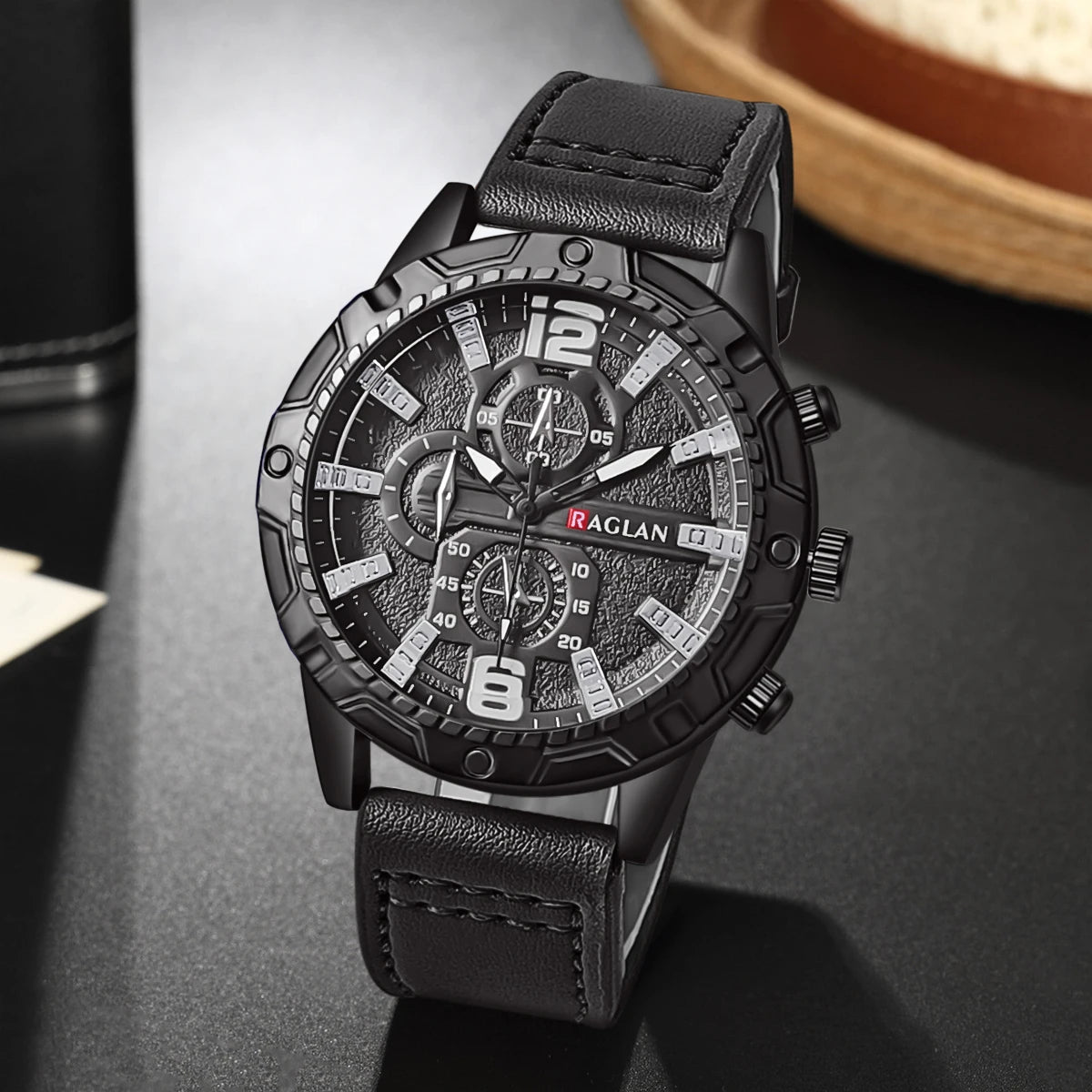 Top Brand Watch For Men Fashion Watches Leather Strap