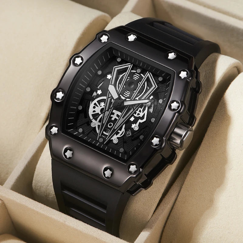 Foreign Trade Watch Large Dial For Men Quartz Waterproof Sport Square