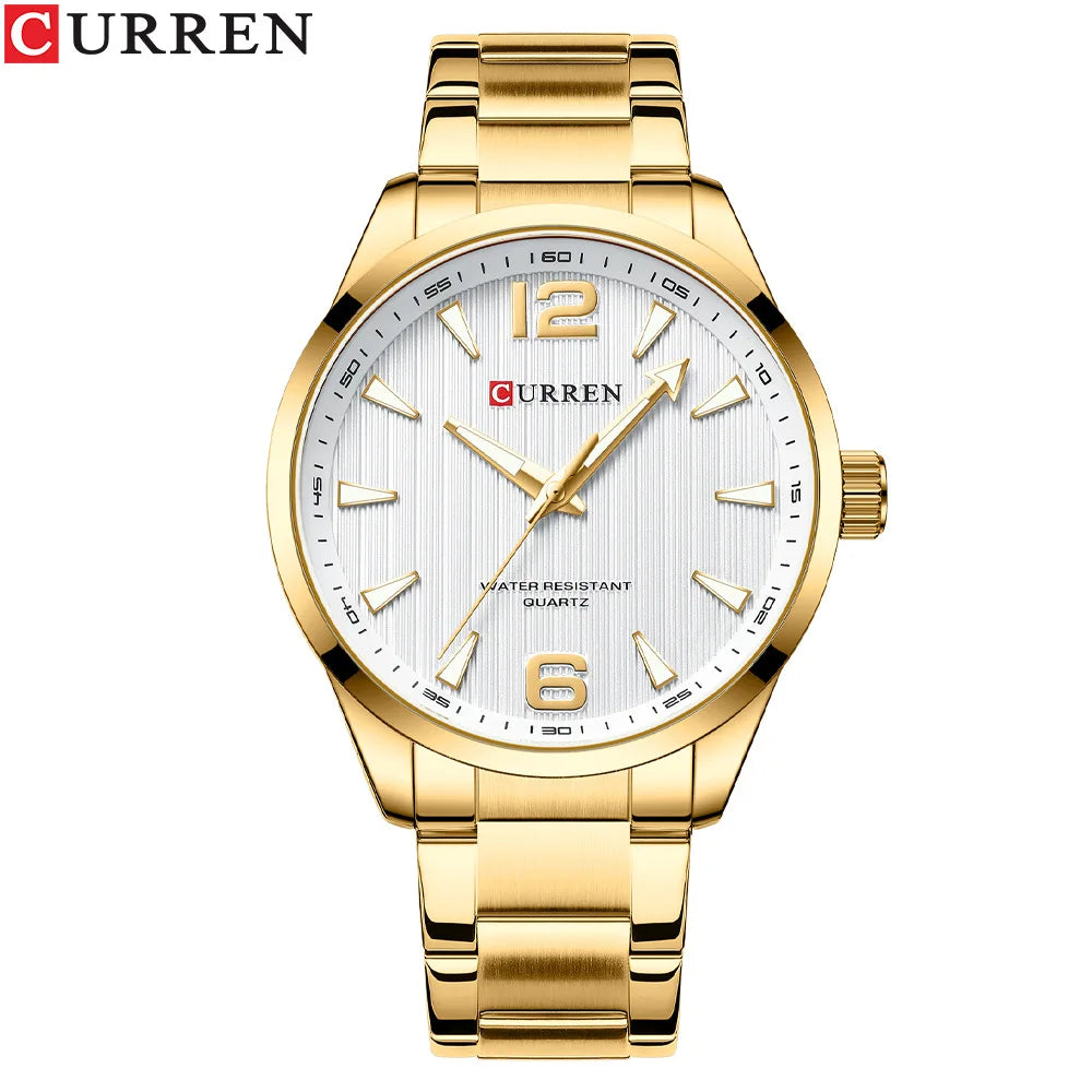 CURREN 8434 Fashion Brand Men's Watches with Luminous Hands Classy