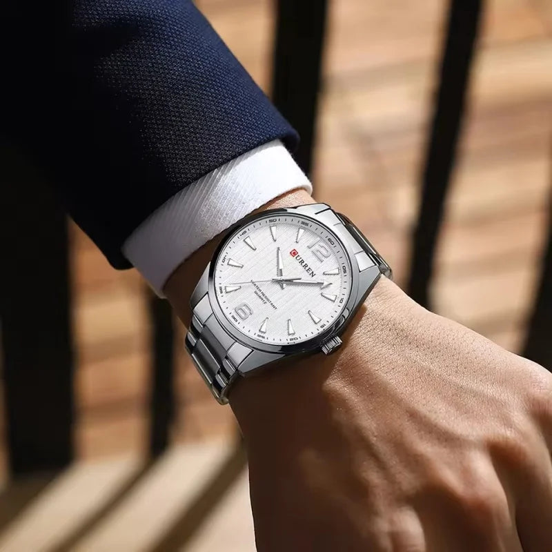 CURREN 8434 Fashion Brand Men's Watches with Luminous Hands Classy