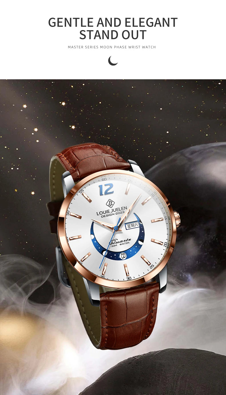 Men's Watches Top Brand Luxury Men Wrist Watch Leather Quartz Watch
