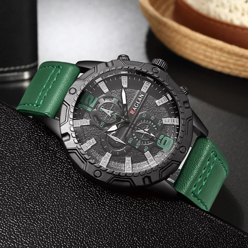 Top Brand Watch For Men Fashion Watches Leather Strap