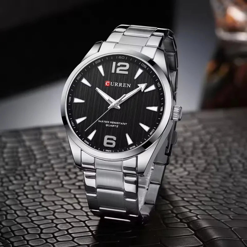 CURREN 8434 Fashion Brand Men's Watches with Luminous Hands Classy