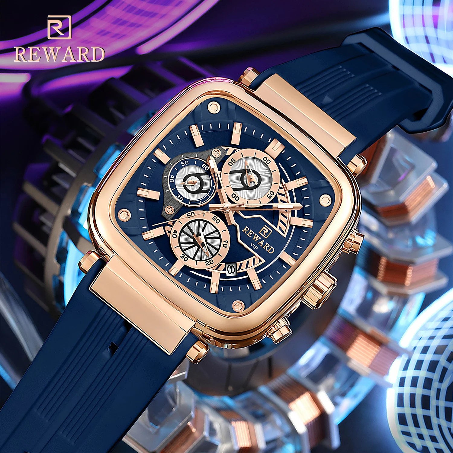REWARD Casual Sport Quartz Man Watch Top Brand Luxury