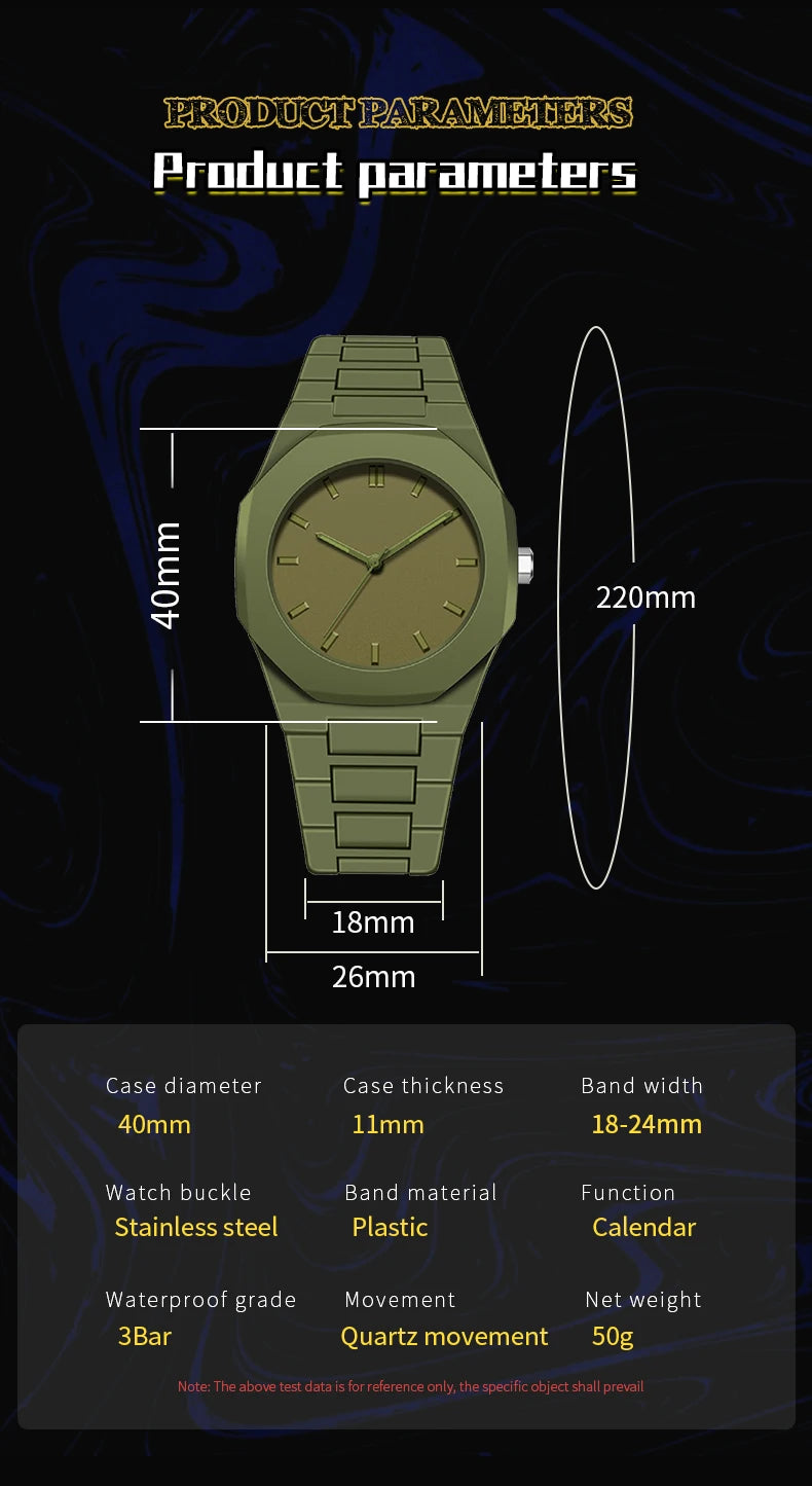 2025 New Modern Simple Creative Sports and Leisure Watch